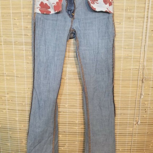 LUCKY BRAND SOFIA BOOT WOMEN DENIM BLUE JEANS 6/28 - Picture 7 of 10